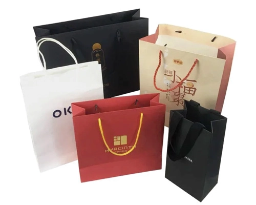 Custom branded paper bags
